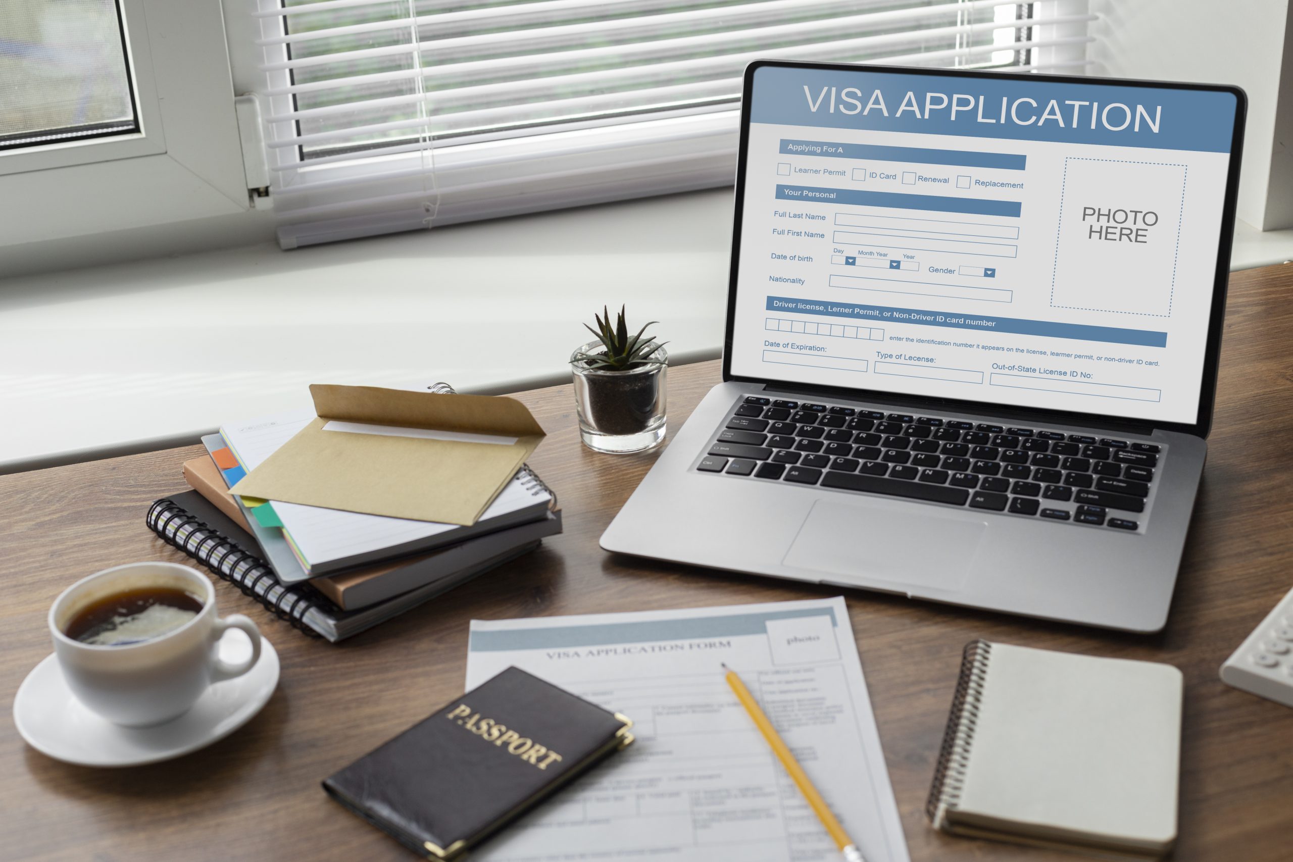 visa application form laptop scaled