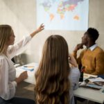 medium shot people talking